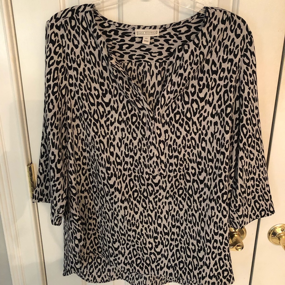 Leopard print blouse